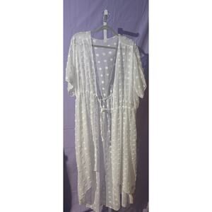 All White Cover-Up Size 3XL